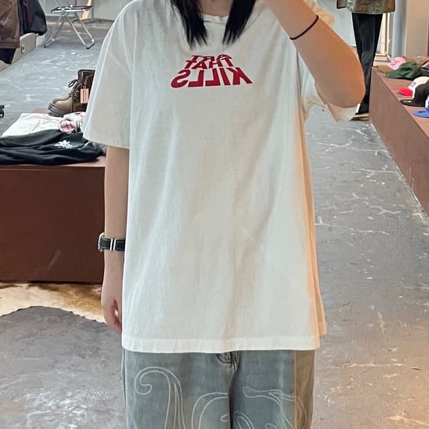 갤러리 디파트먼트 ATK 스택 로고 반팔 H1696