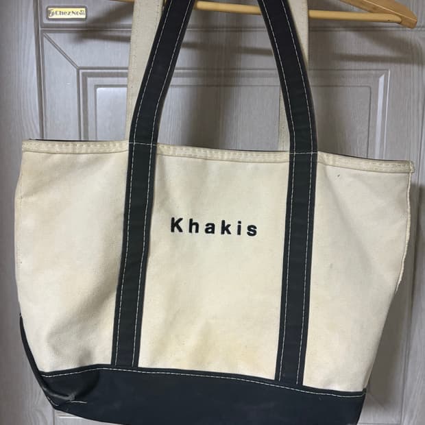 카키스 토트백 블랙 M