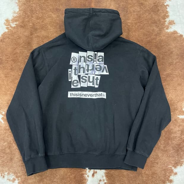 디네뎃 CNP Zip Up Sweat Black