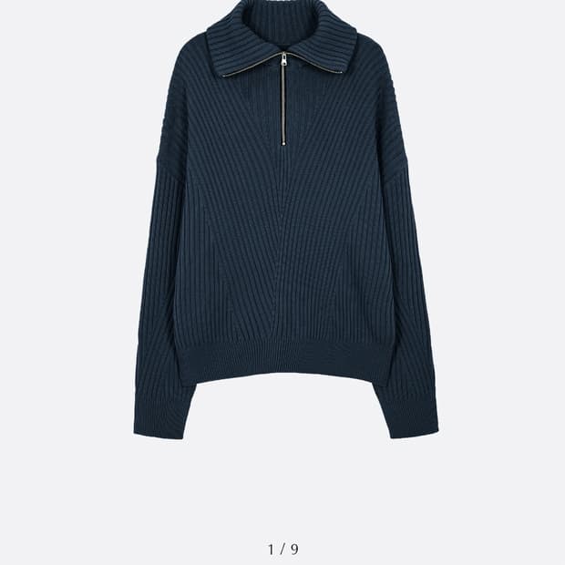 엘무드 맥어보이 하프 집업 니트 44