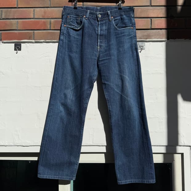 Levis 503B Big E 셀비지 데님 진 34x36
