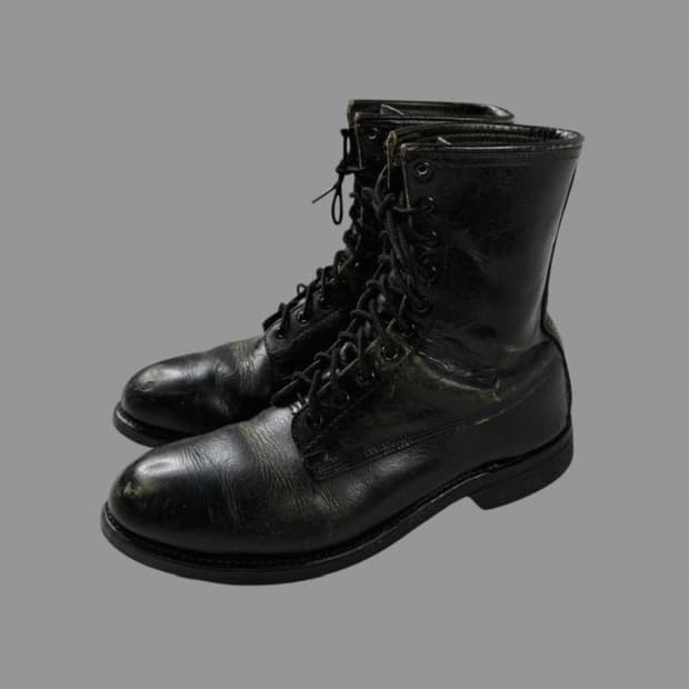 빈티지 1980s U.S. Military Combat Boots