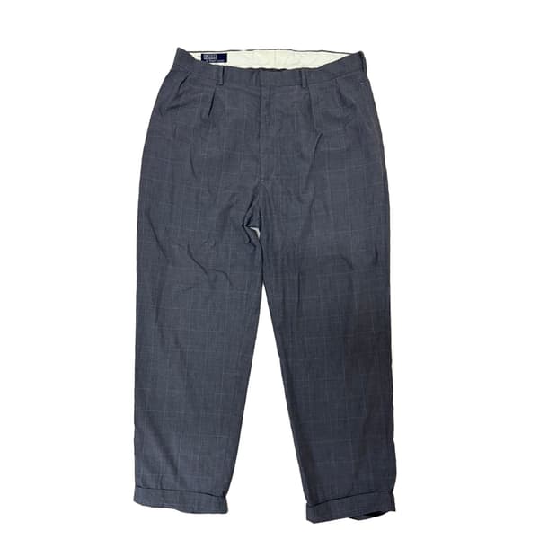 polo vintage check pants