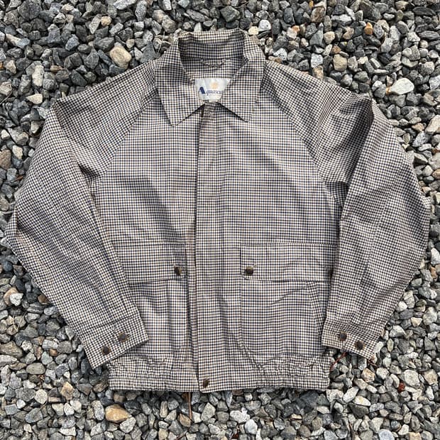 90s Aquascutum(아쿠아스큐덤)영국 체크 블루종(실측확인)