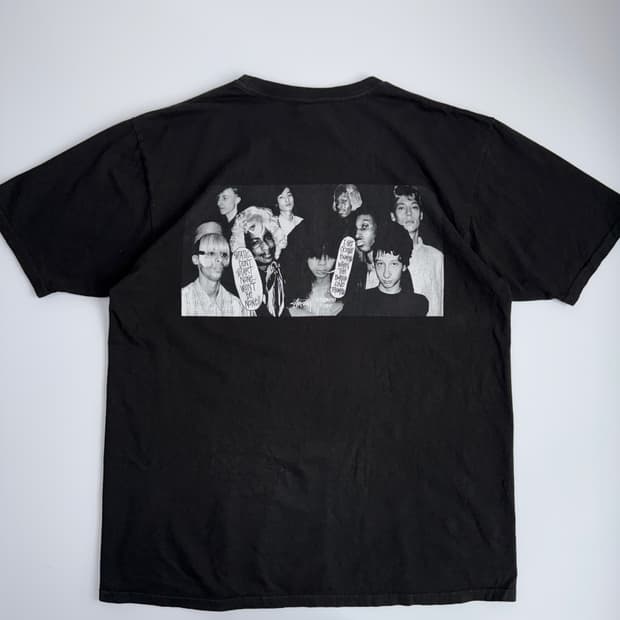 Stussy 스투시 x 마틴로즈 피그먼트 다이드 반팔티셔츠