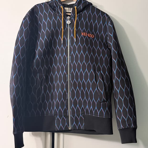 겐조 x H&M 네오프렌 후디 자켓 M