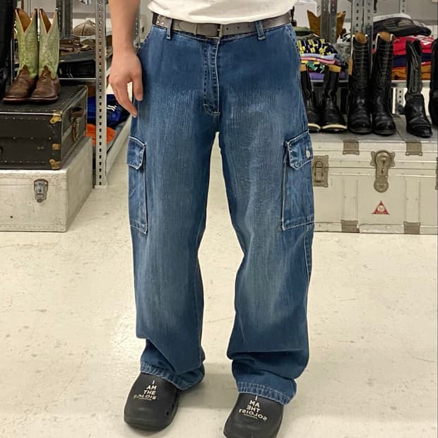 DIESEL cargo denim pant 디젤 카고 데님팬츠
