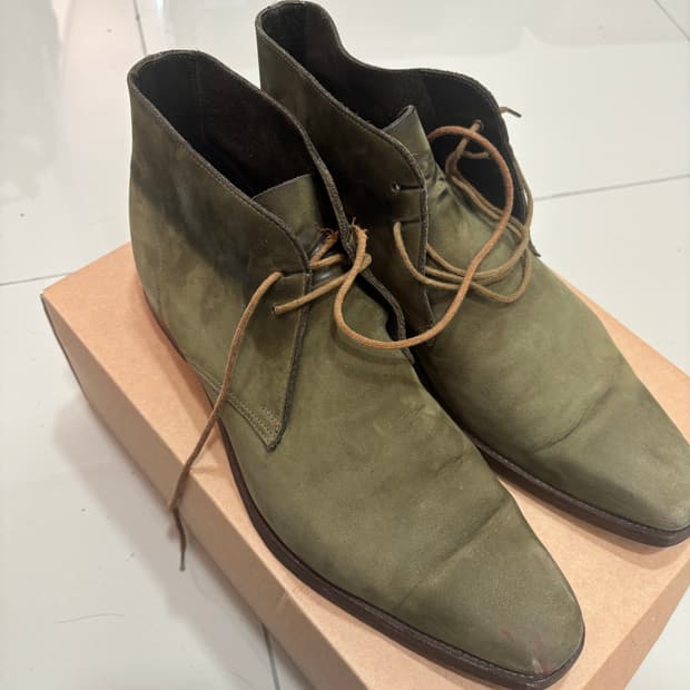 크로켓앤존스 스웨이드 처카부츠