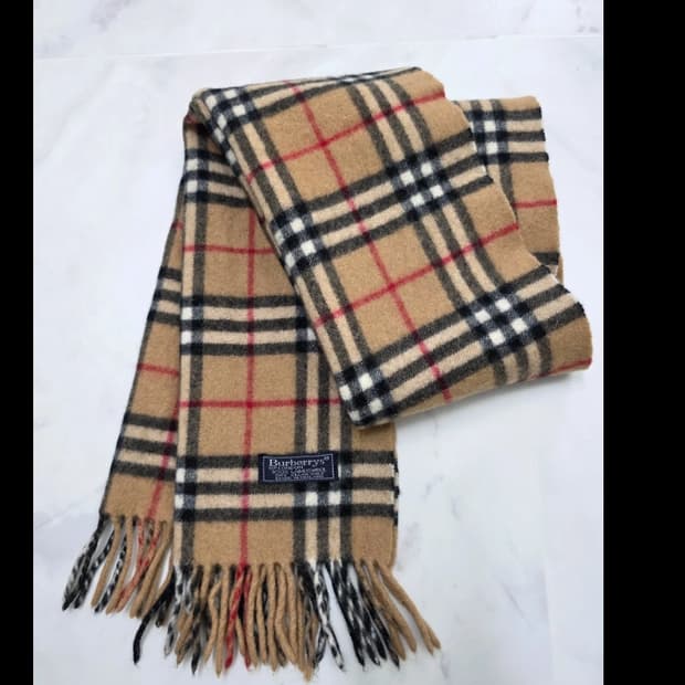 버버리 램스울 머플러