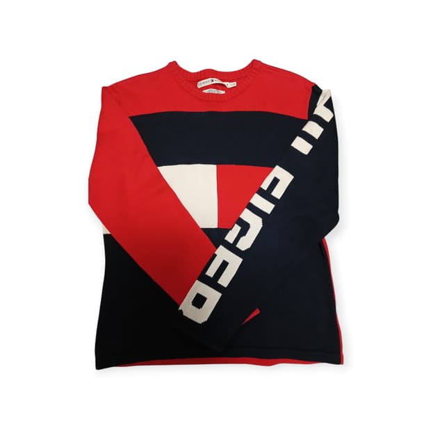 타미 로고 니트