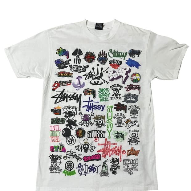 00s Stussy all logo M