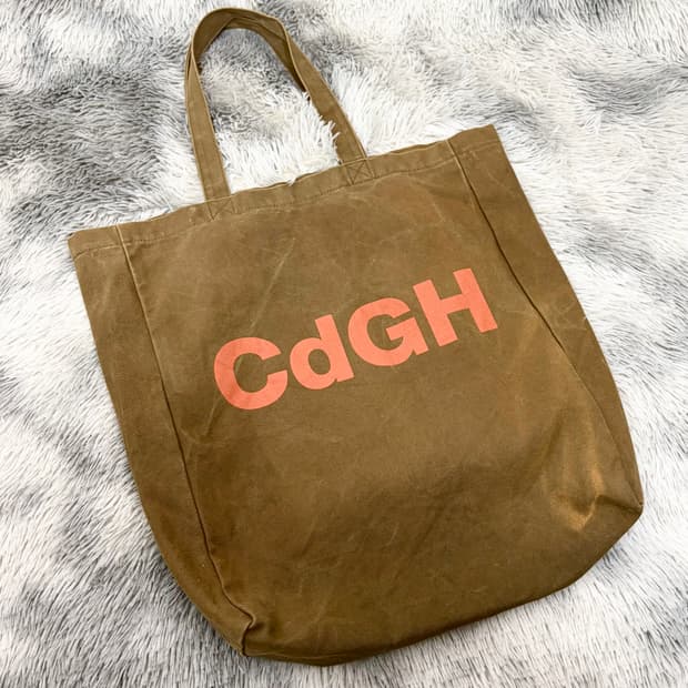 꼼데가르송 옴므 캔버스 토트백