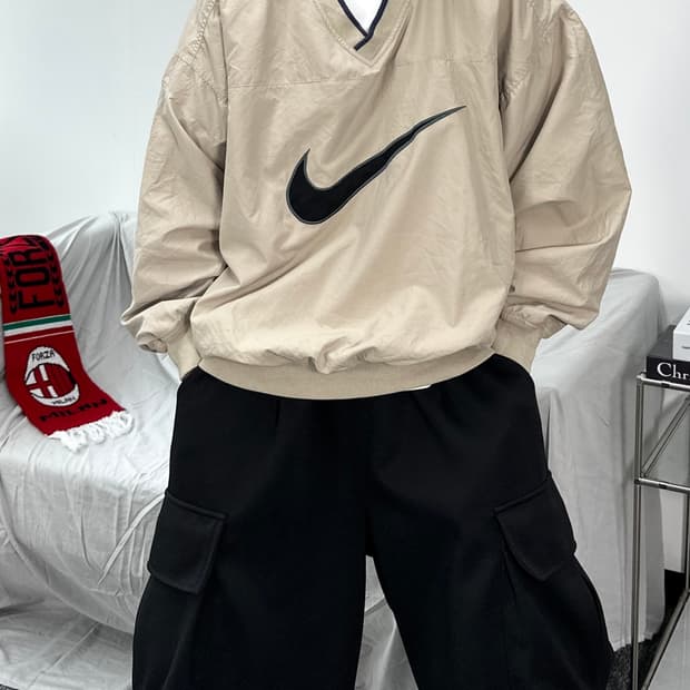 나이키 빅로고 베이지 웜업 XL