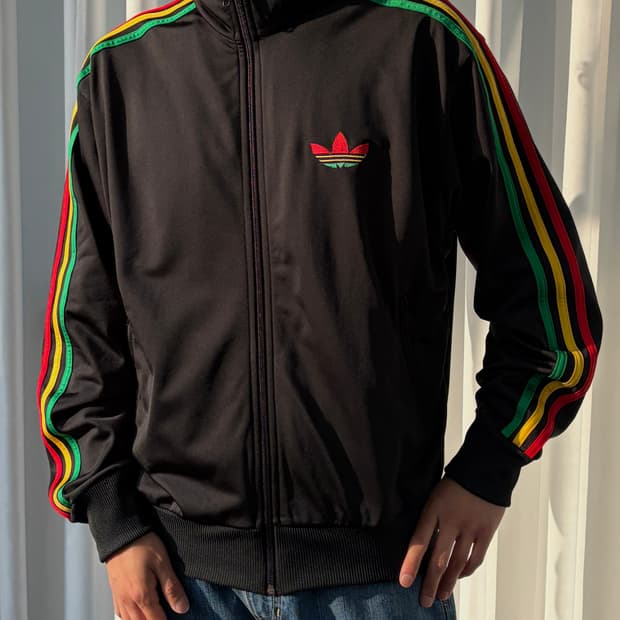 [XL]아디다스 구형 파이어버드 자메이카 트랙탑 져지