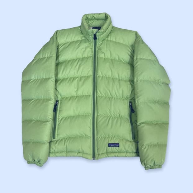 빈티지 파타고니아 패커블 다운 패딩 그린 S