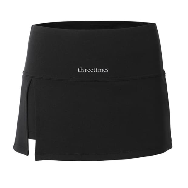쓰리타임즈 에슬레틱 슬릿 스커트 M