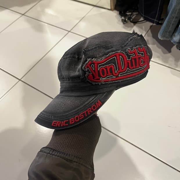 본더치 빈티지 워싱 데미지 캡