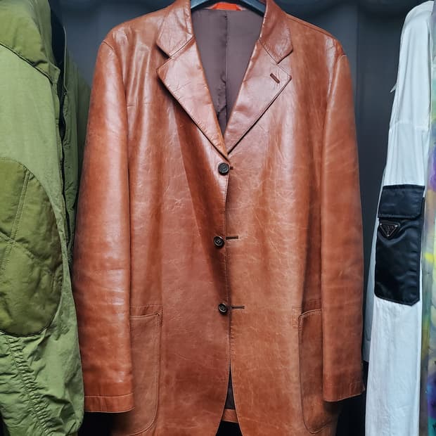 폴스미스 리얼레더 자켓(착샷참고