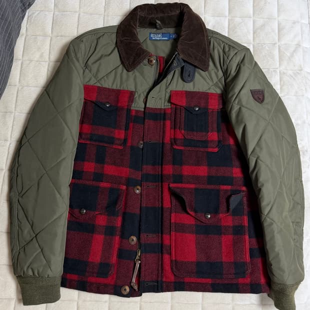 폴로 울 다운패딩