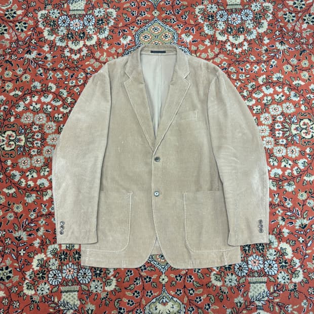 [XL] 유니클로 베이지 코듀로이 자켓