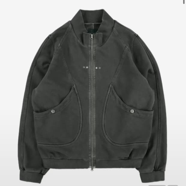 TCM vintage jersey zip-up (L)