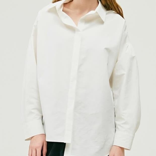 한섬 타임 언발란스 블라우스 F사이즈