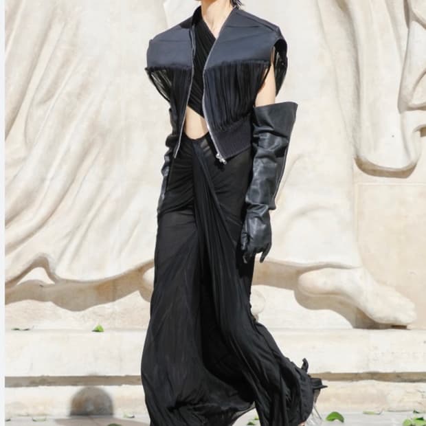 Rick Owens SS22 Fogachine Micro Jacket