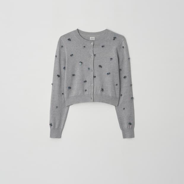 아뜰리에에디션 비즈 가디건