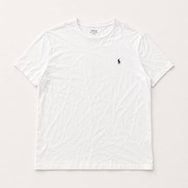 Polo 폴로 랄프로렌 화이트 라운드 반팔