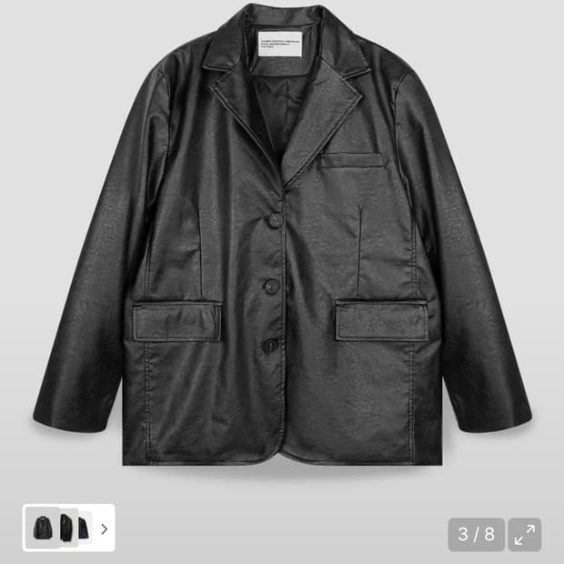 플레이스 스튜디오 싱글버튼 블레이저