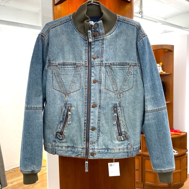 [S] 아르마니 익스체인지 데님 봄버 자켓