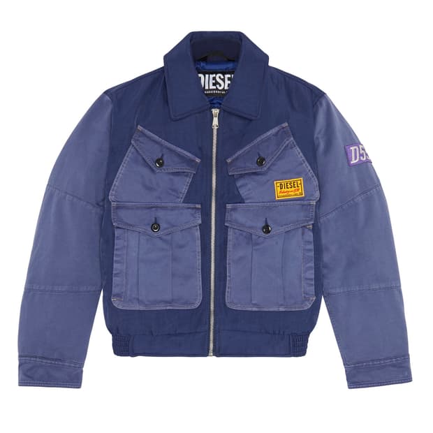 DIESEL-Padded jacket with utility pocket