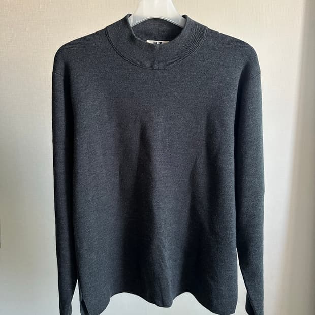 유니클로 U 메리노 블렌드모크넥스웨터