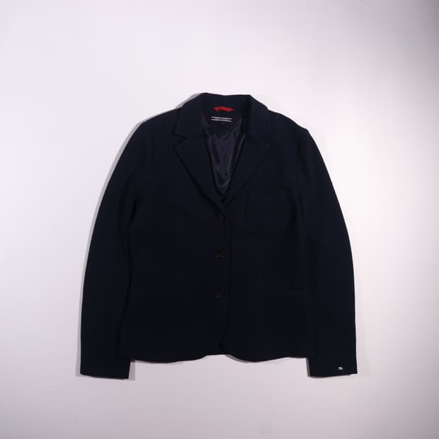타미힐피거 코튼 네이비 블레이저 B707