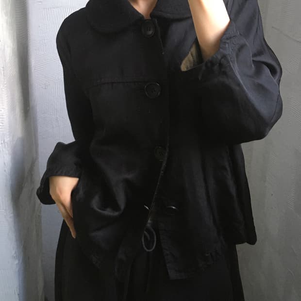 Comme des Garcons tricot 꼼데가르송 트리콧 블랙 자켓