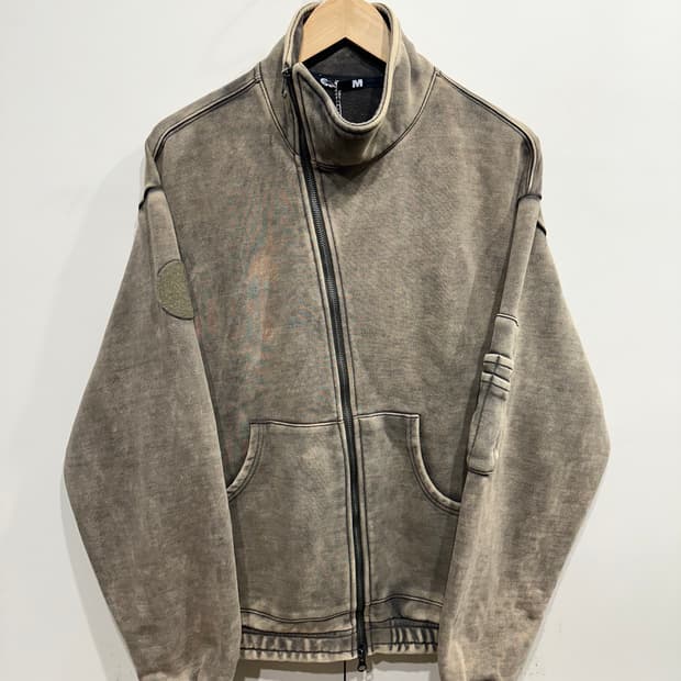 ERTR 에이시메트릭 집업 자켓