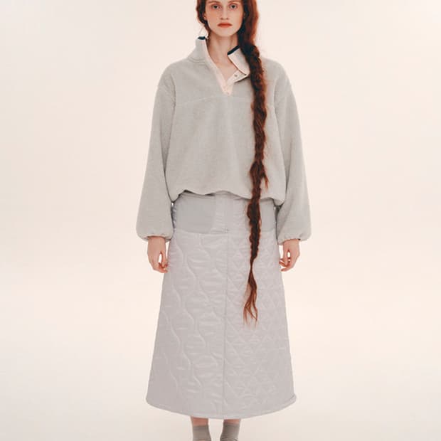 비아플레인 플리스 아노락