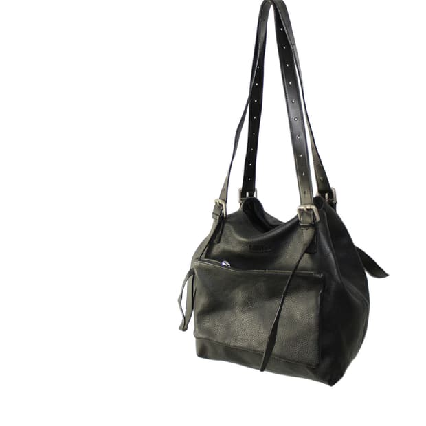 MM6 마르지엘라 레더 숄더백