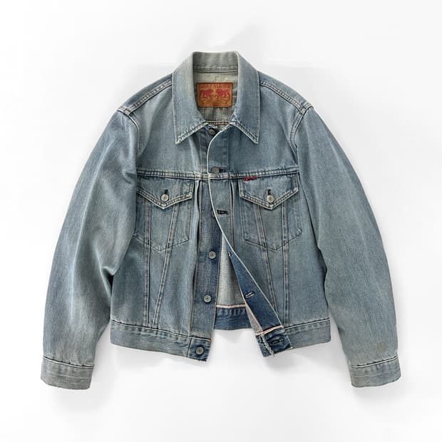 90s RNA lnc. Bras Amour 데님 트러커 자켓