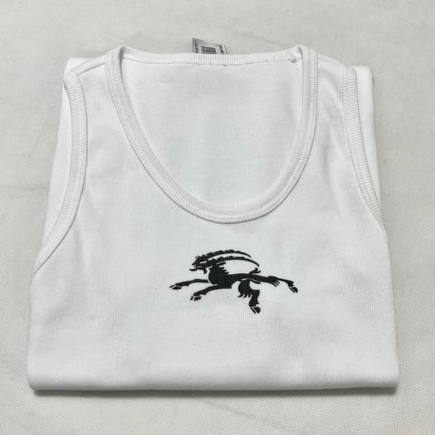 [S/M,L/XL]프로토타입스 로고 탱크탑/화이트