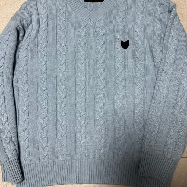 송지오 지제로 케이블 니트