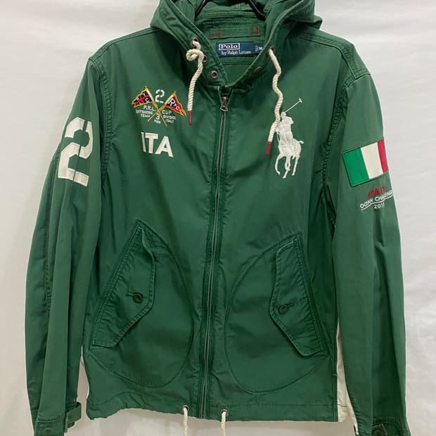폴로랄프로렌 빅포니 치프키프 이탈리아 요트 레이싱 자켓