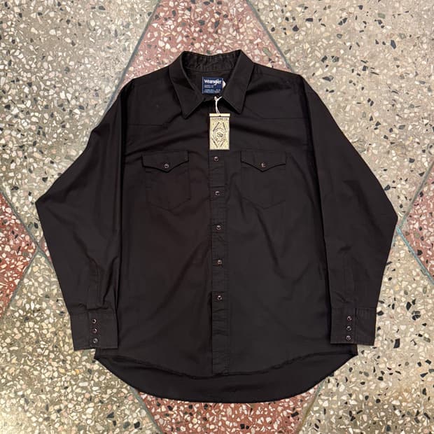 랭글러 웨스턴셔츠 블랙 (18)