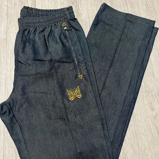 M)니들스 스트레이트 데님 트랙팬츠