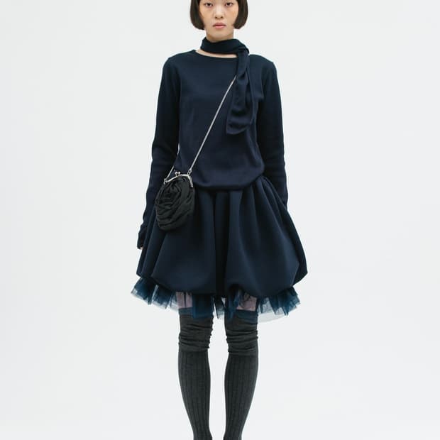 생긴스튜디오 스카프 롱 슬리브