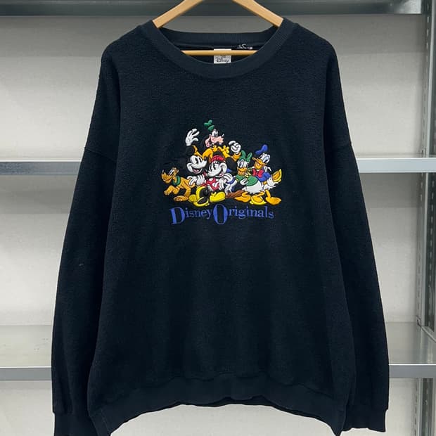 (2XL)90'S 디즈니 후리스 맨투맨-M1506