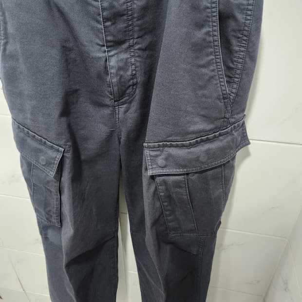 포터리 가먼트 워시드 카고 팬츠 네이비 1사이즈