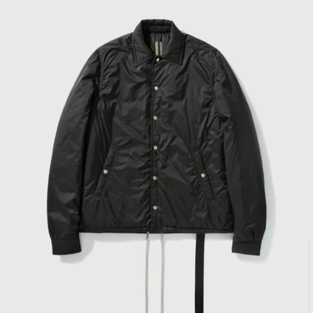 릭오웬스 다크쉐도우 스냅 프론트 스트링 나일론 코치 자켓 (M)