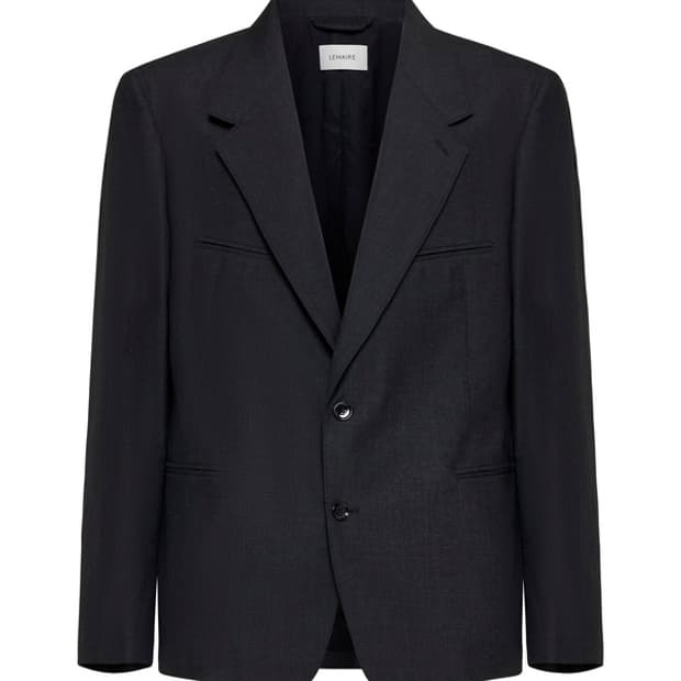 르메르 싱글 브레스티드 자켓 블랙 50