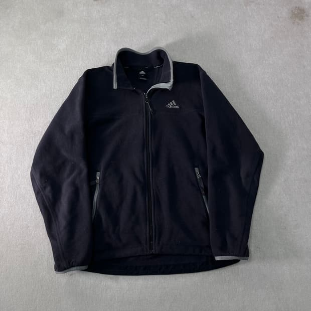 100 아디다스 플리스 풀집업 자켓